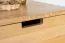 Comodino in rovere massiccio naturale Aurornis 49 | Design moderno | 2 cassetti | 64 x 50 x 40 cm
