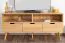 Mobile TV in rovere massiccio naturale Aurornis 58 | Design moderno | 64 x 142 x 40 cm