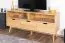 Mobile TV in rovere massiccio naturale Aurornis 58 | Design moderno | 64 x 142 x 40 cm