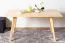 Tavolino rettangolare in pino massiccio naturale Aurornis 77 | 100 x 60 x 50 cm | Design moderno e robusto