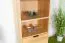 Libreria Aurornis 23 in pino massiccio naturale | 125 x 50 x 40 cm | Design moderno | Spazio ottimizzato