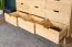 Cassettiera "Aurornis" in pino massello naturale | 9 cassetti | 84 x 142 x 40 cm | Design moderno