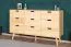Cassettiera "Aurornis" in pino massello naturale | 9 cassetti | 84 x 142 x 40 cm | Design moderno