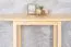 Tavolo ovale in pino massello naturale Junco 231B | 75 x 130 cm | Design moderno | Ampio piano d'appoggio