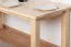 Tavolo da pranzo rettangolare Junco 241A | Pino massiccio naturale | 80 x 180 cm | Design moderno e robusto