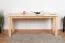 Tavolo da pranzo rettangolare Junco 241A | Pino massiccio naturale | 80 x 180 cm | Design moderno e robusto