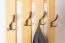Appendiabiti in pino massello naturale Junco 342 | Design moderno | 150 x 50 x 33 cm