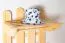 Appendiabiti in pino massello naturale Junco 342 | Design moderno | 150 x 50 x 33 cm