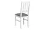 Poltrona da pranzo Orenburg bianca | Rivestimento grigio | Comfort schiuma T-25 | Faggio massiccio