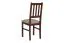 Sedia pranzo Orenburg noce | Seduta imbottita PP | Schiuma T-25 | Stile classico | Legno faggio massiccio