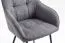 Sedia Maridi 253 grigio scuro | Design moderno | 81 x 57 x 61 cm | Gambe in metallo nero