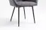 Sedia Maridi 253 grigio scuro | Design moderno | 81 x 57 x 61 cm | Gambe in metallo nero