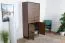 Armadio Altels 19 noce | 185 x 91 x 40 cm | 4 ante, 8 ripiani, stile moderno