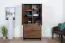 Armadio Altels 19 noce | 185 x 91 x 40 cm | 4 ante, 8 ripiani, stile moderno
