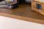 Mensola da parete Selun 08 | Rovere marrone scuro e grigio | 20 x 130 x 19 cm | Design moderno
