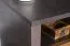 Mobile porta TV "Selun" 13 | Rovere marrone scuro e grigio | 53 x 130 x 53 cm | Design moderno senza maniglie