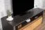 Mobile porta TV "Selun" 13 | Rovere marrone scuro e grigio | 53 x 130 x 53 cm | Design moderno senza maniglie
