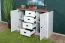 Soggiorno completo 8 pezzi | Set A Segnas | Bianco pino e marrone rovere | Stile country accogliente