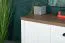 Soggiorno completo 8 pezzi | Set A Segnas | Bianco pino e marrone rovere | Stile country accogliente
