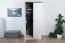 Armadio Segnas 07 | 2 ante | pino bianco e rovere marrone | 198 x 90 x 53 cm | Stile country