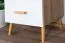 Vetrina alta "Hohgant" 09 | Rovere e bianco | 209 x 50 x 42 cm | Design moderno e spazioso