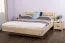 Letto singolo in pino cembro massiccio | Senza metallo | Superficie 120 x 200 cm | Wooden Nature 427
