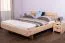 Letto singolo in pino cembro massiccio | Senza metallo | Superficie 120 x 200 cm | Wooden Nature 427