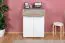 Mobile porta scarpe Sagone 02 | Marrone scuro rovere/Bianco | 98 x 68 x 35 cm | Design moderno e funzionale