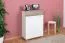 Mobile porta scarpe Sagone 02 | Marrone scuro rovere/Bianco | 98 x 68 x 35 cm | Design moderno e funzionale