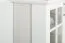 Vetrinetta Falefa 07 avorio | 2 ante in vetro | Cassetto Soft-Close | 128 x 101 x 49 cm | Design moderno