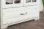 Vetrinetta Falefa 07 avorio | 2 ante in vetro | Cassetto Soft-Close | 128 x 101 x 49 cm | Design moderno