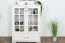 Vetrinetta Falefa 07 avorio | 2 ante in vetro | Cassetto Soft-Close | 128 x 101 x 49 cm | Design moderno