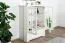 Vetrinetta Falefa 07 avorio | 2 ante in vetro | Cassetto Soft-Close | 128 x 101 x 49 cm | Design moderno