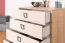 Cassettiera per cameretta "Benjamin" 06 | Faggio e crema | 4 cassetti, sistema soft close | 89 x 84 x 56 cm