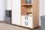 Cassettiera per cameretta Benjamin 26 | Faggio e bianco | 134 x 86 x 37 cm | Stile moderno e funzionale