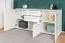Cassettiera Garim 7 | Bianco lucido | 85 x 180 x 45 cm | Stile moderno e funzionale