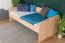 Letto singolo Benjamin 01 | Color faggio naturale | 90 x 200 cm | Design moderno per camerette