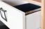 Comodino per cameretta Benjamin 07 | Faggio/Bianco | 50x44x37 cm | 2 cassetti | Piedini regolabili