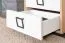 Comodino per cameretta Benjamin 07 | Faggio/Bianco | 50x44x37 cm | 2 cassetti | Piedini regolabili
