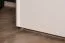 Armadio scorrevole Gataivai 06 | Beige lucido e noce | 224 x 230 x 65 cm | Ante con specchio