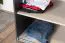 Armadio scorrevole Vaitele 11 | Antracite lucido e noce | 224 x 272 x 61 cm | Design moderno