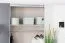 Armadio scorrevole Vaitele 11 | Antracite lucido e noce | 224 x 272 x 61 cm | Design moderno