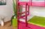Letto a castello divisibile 90 x 200 cm rosa | Easy Premium Line K17/n | Faggio massello, letto estraibile, pannelli di copertura