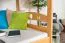 Letto a castello per adulti "Easy Premium Line" K19/n, testiera e pediera con fori, legno massiccio di faggio naturale - 90 x 190 cm (L x L), divisibile