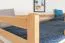 Letto a soppalco "Easy Premium Line" K22/n, legno massiccio di faggio naturale - base del materasso: 90 x 190 cm