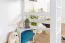 Letto a soppalco per bambini Easy Premium Line K22/n | Faggio bianco massiccio | 90 x 190 cm | Design moderno e sicuro