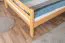 Letto a soppalco 160 x 190 cm per adulti "Easy Premium Line" K23/n, legno massiccio di faggio laccato naturale, divisibile