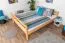Letto a soppalco 160 x 190 cm "Easy Premium Line" K23/n, legno massiccio di faggio laccato naturale, divisibile