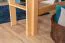 Letto a soppalco 160 x 190 cm "Easy Premium Line" K23/n, legno massiccio di faggio laccato naturale, divisibile