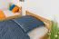 Letto a castello 120 x 200 cm | Easy Premium Line K24/n | Faggio massiccio naturale laccato | Divisibile | Testata e pediera dritte